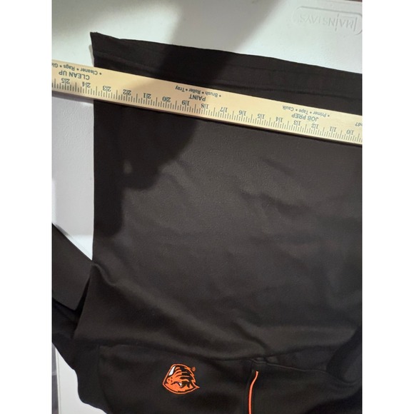 Champion Oregon State Beavers Pullover‎ Quarter Zip Sweatshirt Black L - Picture 6 of 10